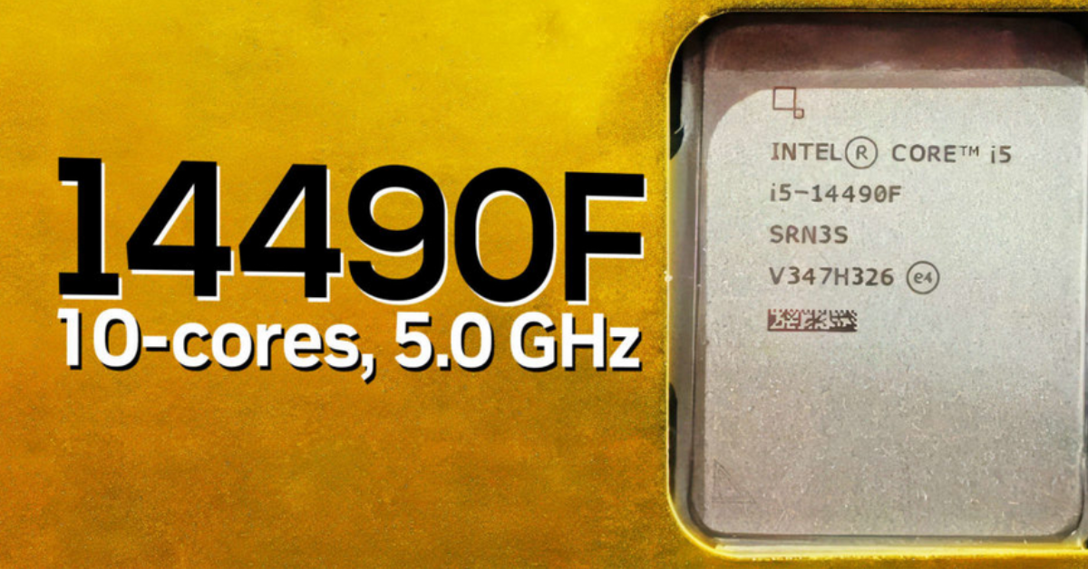 Discover the New Intel Core i5-14490F A 10-Core Processor with a Max Speed of 5.0 GHz