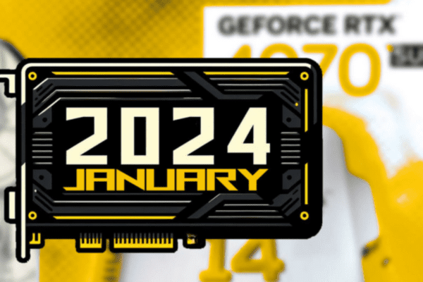 January 2024 Tech Update NVIDIA RTX 40 SUPER, Intel 14th Gen, AMD Radeon 7600 XT