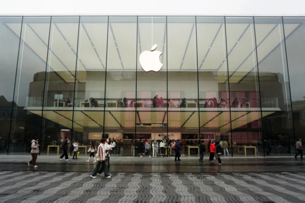 Apple’s smartphone shipments in China shrank 2.1% in the final quarter of 2023 from a year earlier.Costfoto / NurPhoto via Getty Images